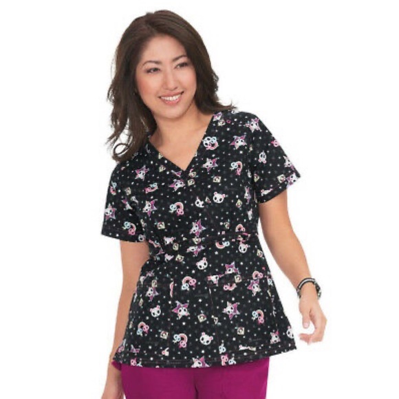 tokidoki Tops - Tokidoki x Koi Hollywood Stars Scrub Top (M)